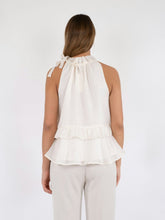 Load image into Gallery viewer, Margy bedazzled top white