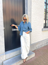 Load image into Gallery viewer, Denim blouse