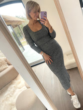 Load image into Gallery viewer, Hermine dress grey