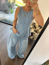 Load image into Gallery viewer, Jolly denim top