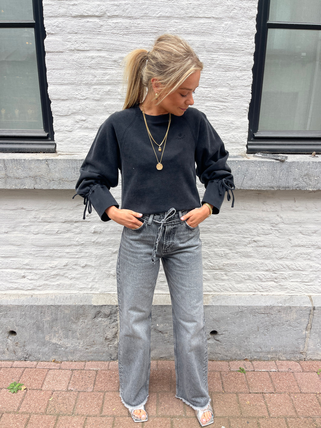 Janet sweater black wash