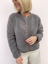 Load image into Gallery viewer, Limo fluffy knit cardigan