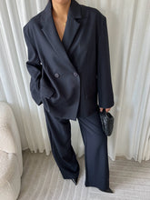 Load image into Gallery viewer, Navy oversized blazer