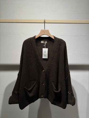 Noor cardigan choco
