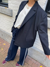 Load image into Gallery viewer, Navy oversized blazer
