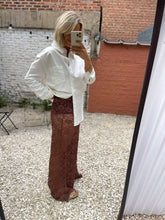 Load image into Gallery viewer, Lace pants brown