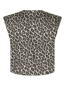 Aiden gilet leopard