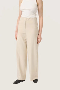 Corinne wide long pants oatmeal