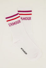 Load image into Gallery viewer, Amour socks white