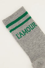 Load image into Gallery viewer, Amour socks grey