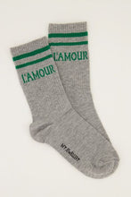 Load image into Gallery viewer, Amour socks grey